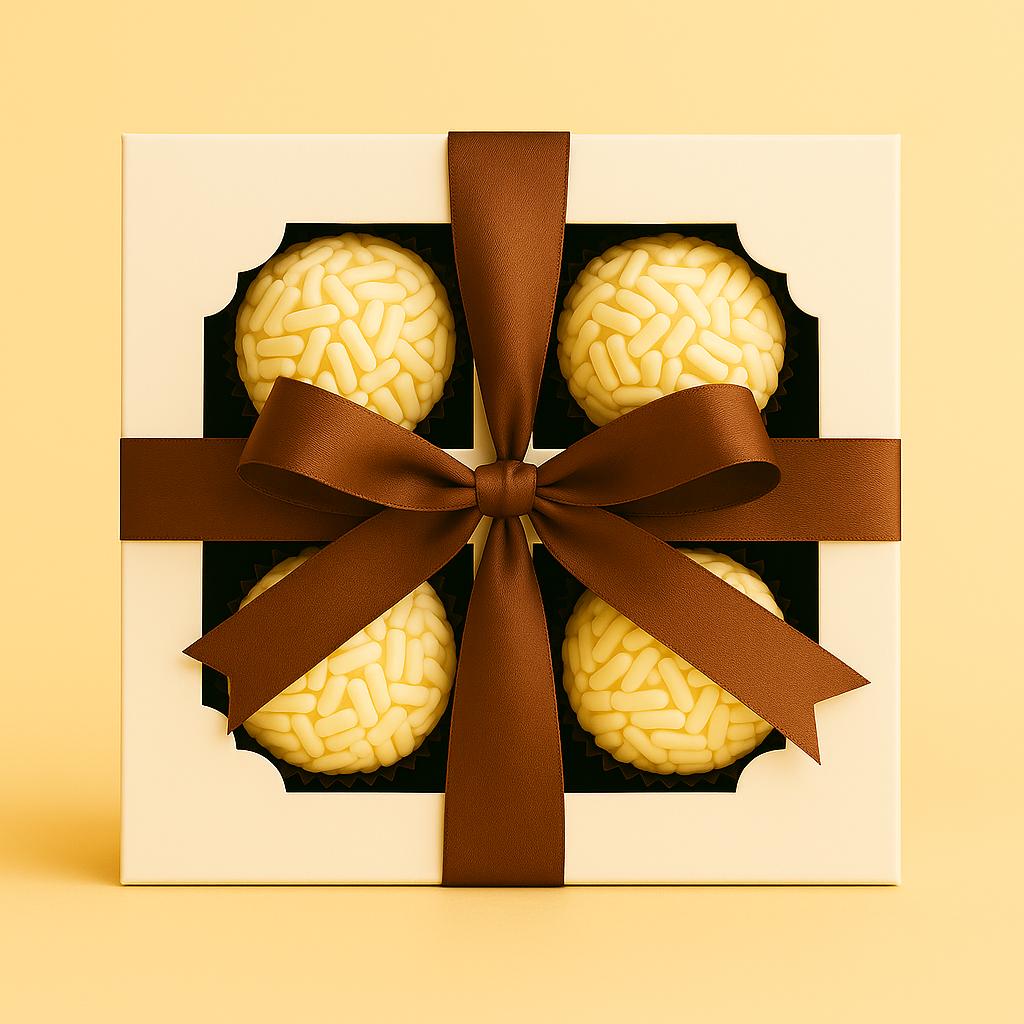 White Chocolate Favor Box - 4 units